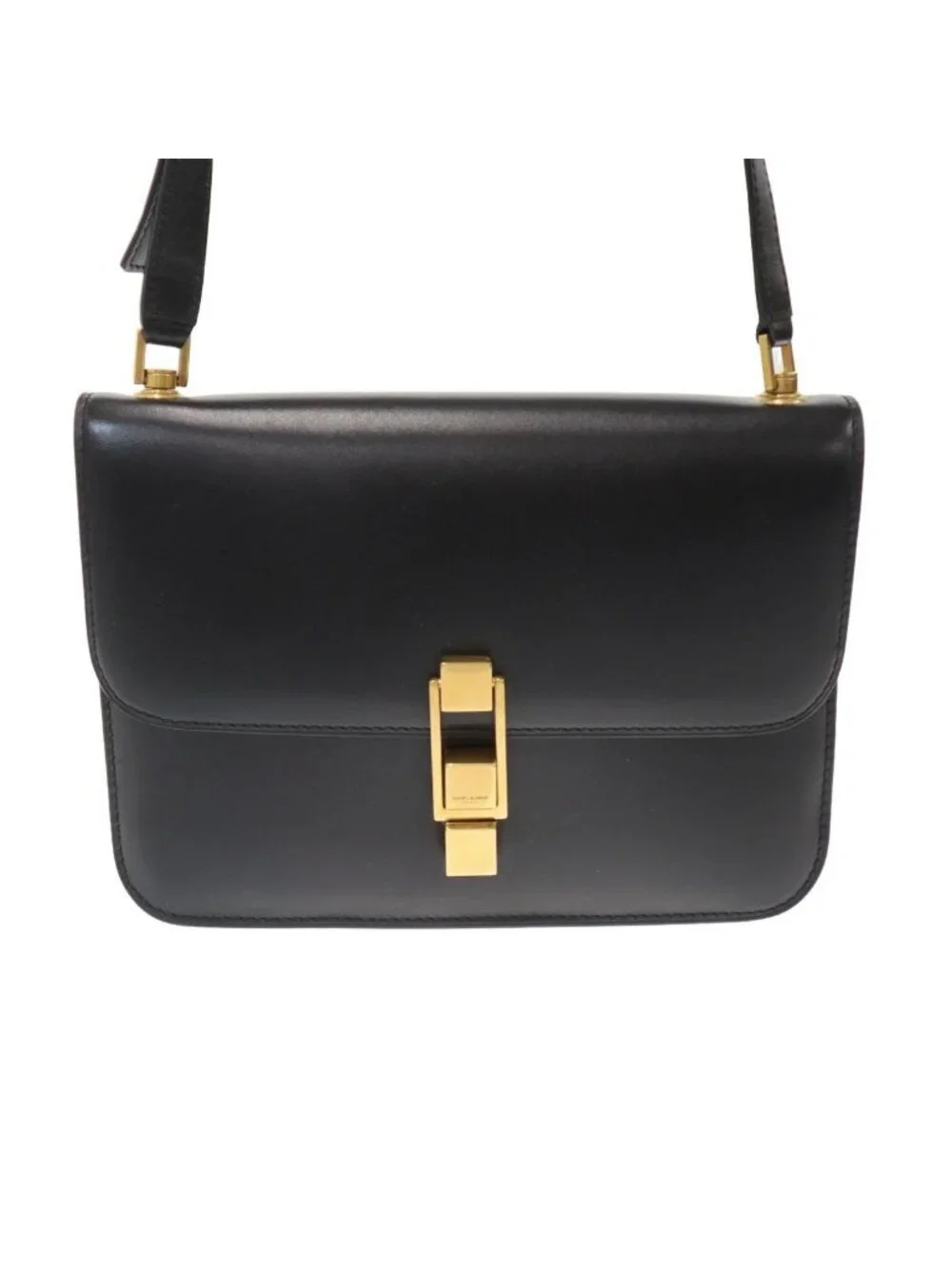 Saint Laurent Paris Le Carre Shoulder Bag Black